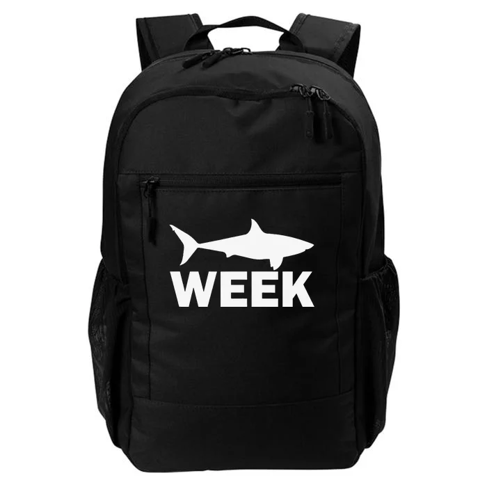 Week of Shark Funny Sharks Great Discovery Time Daily Commute Backpack