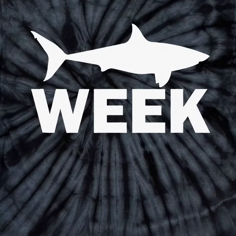 Week of Shark Funny Sharks Great Discovery Time Tie-Dye T-Shirt