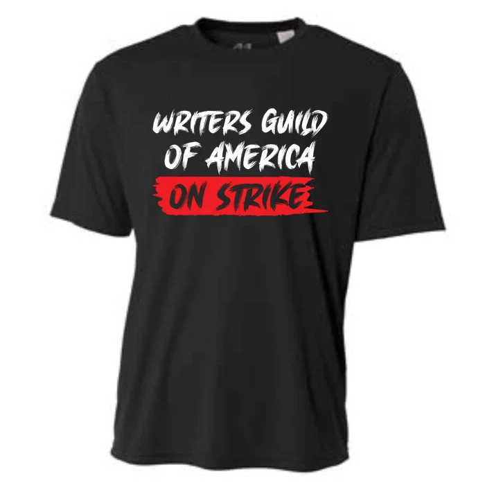 Writers On Strike WGA Strike Anti AI Cooling Performance Crew T-Shirt