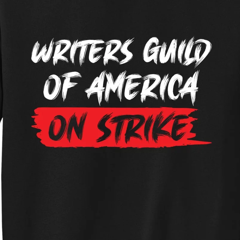 Writers On Strike WGA Strike Anti AI Tall Sweatshirt