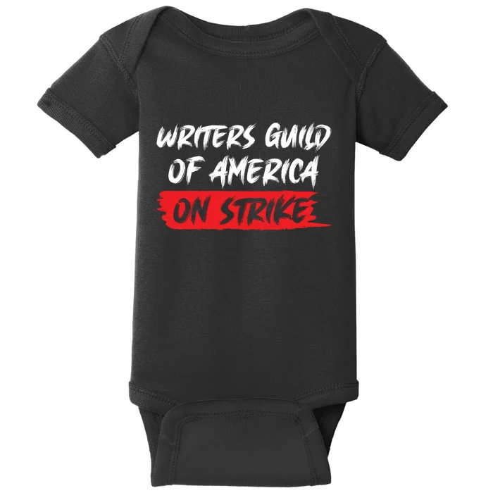 Writers On Strike WGA Strike Anti AI Baby Bodysuit