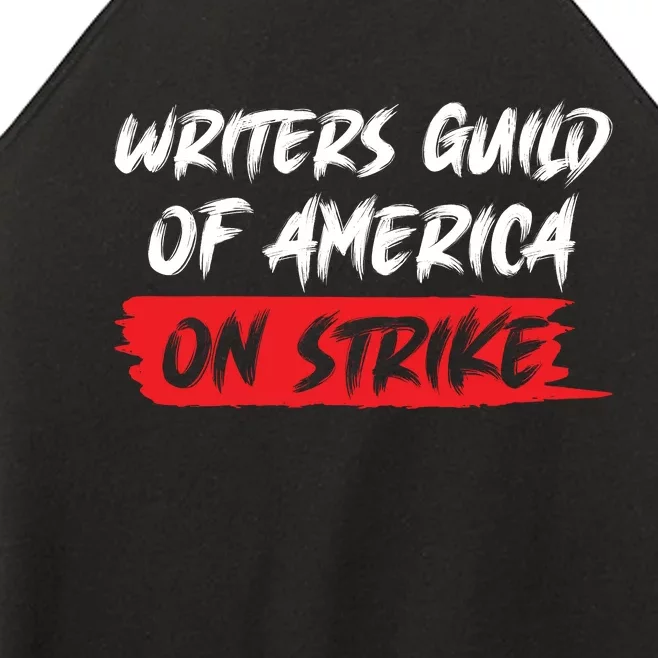 Writers On Strike WGA Strike Anti AI Women’s Perfect Tri Rocker Tank