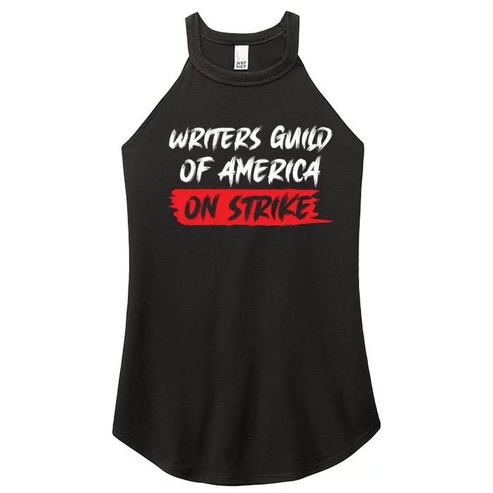 Writers On Strike WGA Strike Anti AI Women’s Perfect Tri Rocker Tank