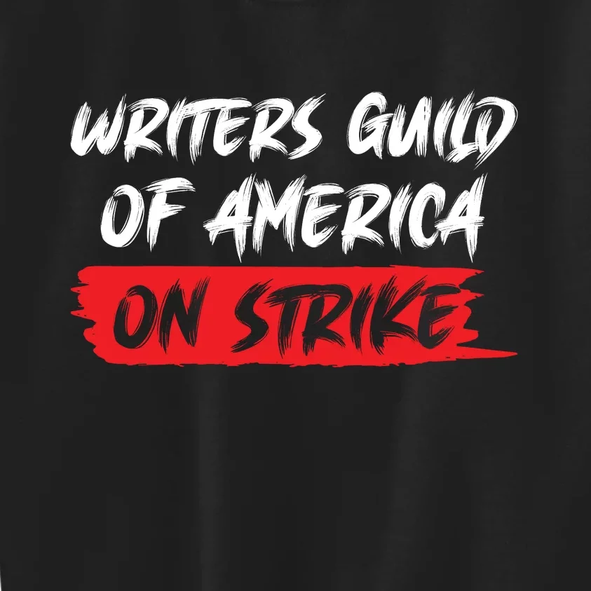 Writers On Strike WGA Strike Anti AI Kids Sweatshirt