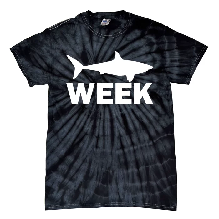 Week Of Shark Funny Sharks Great Discovery Time Tie-Dye T-Shirt