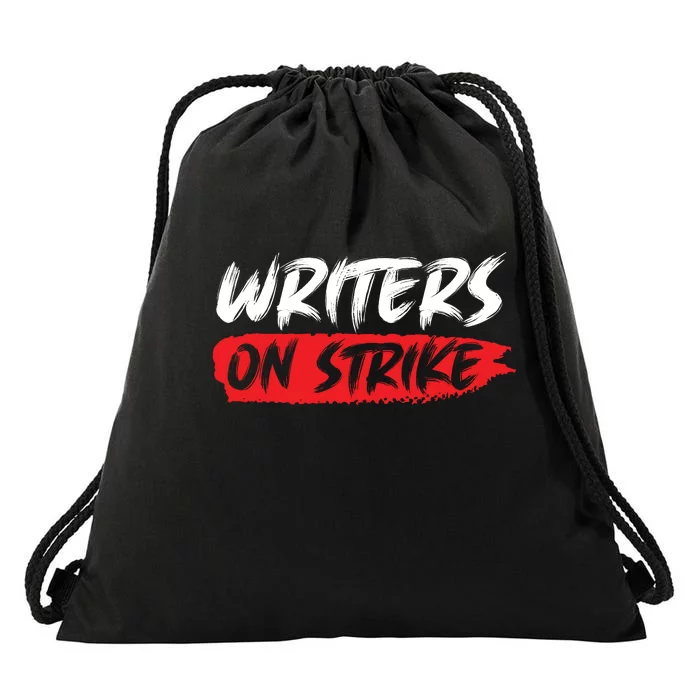 Writers On Strike WGA Strike Anti AI Drawstring Bag