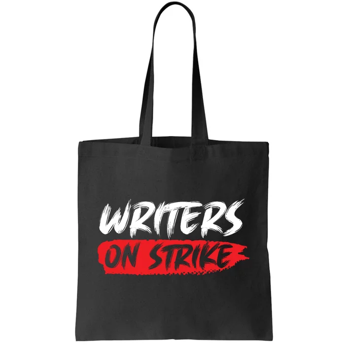 Writers On Strike WGA Strike Anti AI Tote Bag