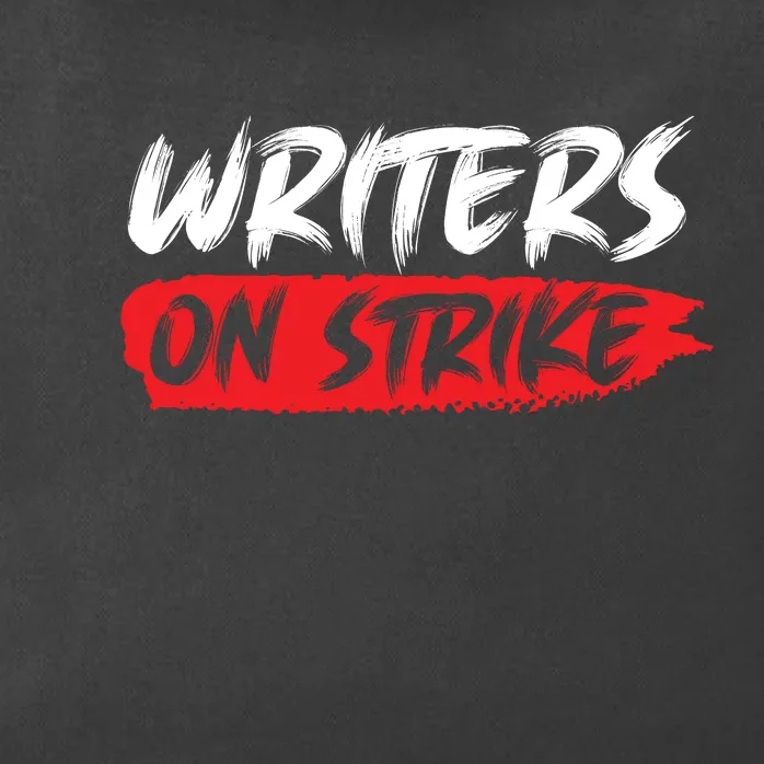 Writers On Strike WGA Strike Anti AI Zip Tote Bag