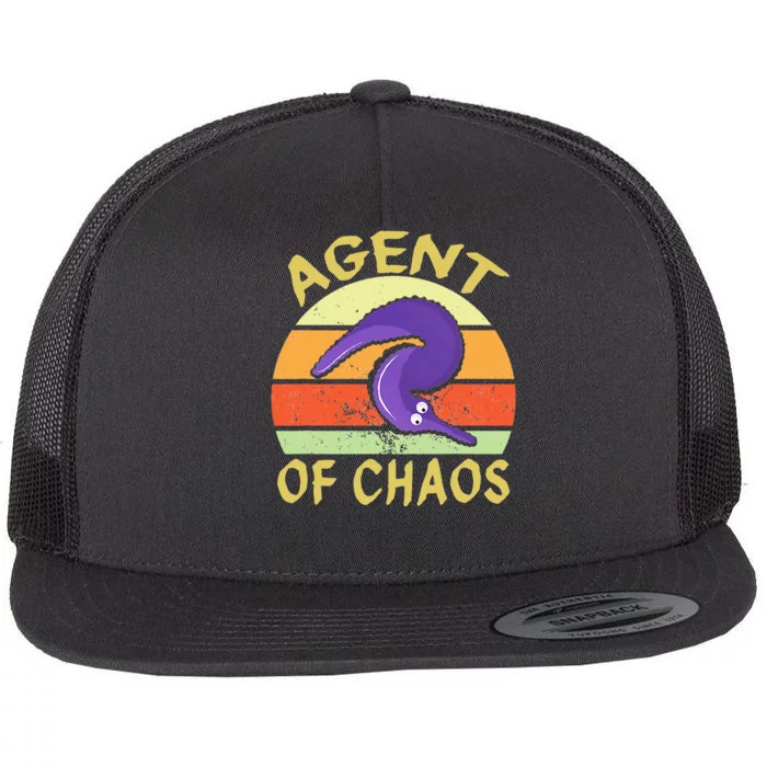 Worm On String Agent Of Chaos Flat Bill Trucker Hat