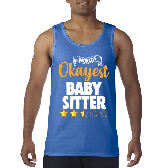 World's Okayest Sitter Gift Tank Top