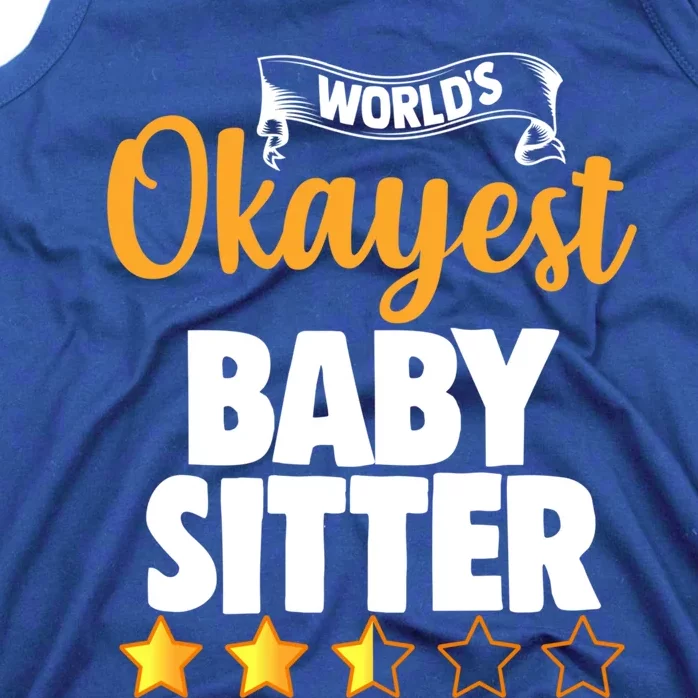 World's Okayest Sitter Gift Tank Top