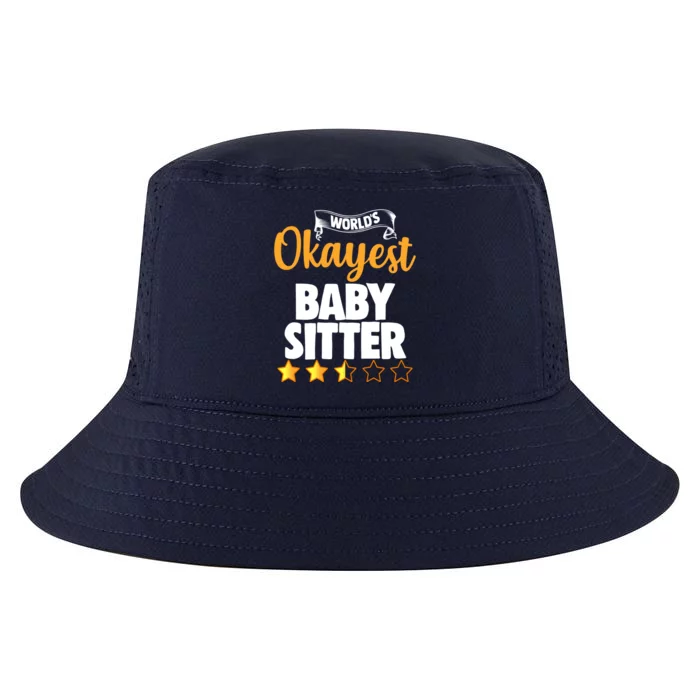 World's Okayest Sitter Gift Cool Comfort Performance Bucket Hat