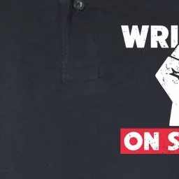 Writers On Strike WGA Strike Anti AI Softstyle Adult Sport Polo