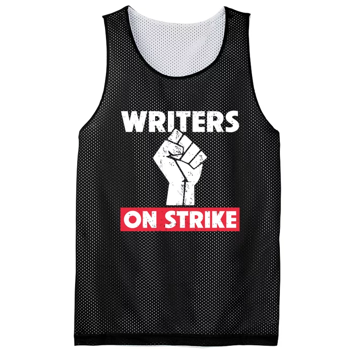 Writers On Strike WGA Strike Anti AI Mesh Reversible Basketball Jersey Tank