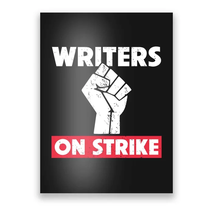 Writers On Strike WGA Strike Anti AI Poster