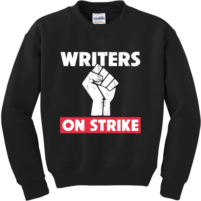 Writers On Strike WGA Strike Anti AI Kids Sweatshirt