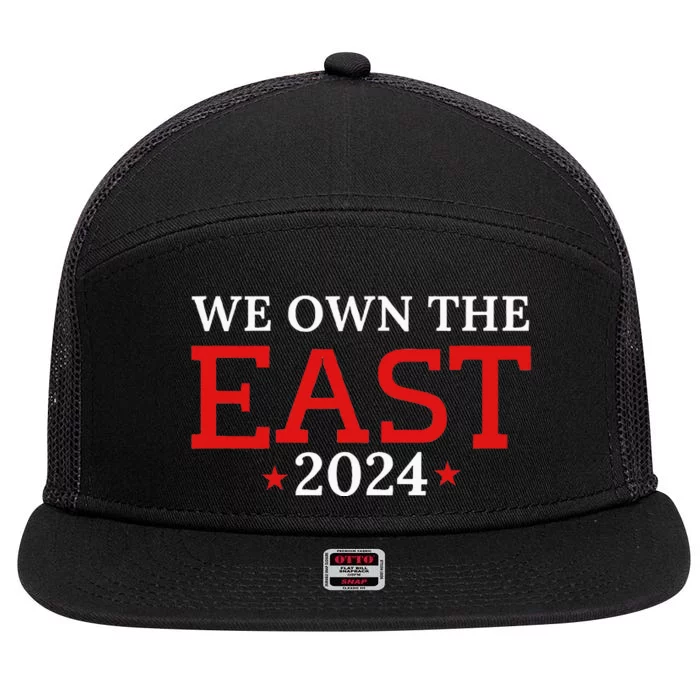 We Own The East 7 Panel Mesh Trucker Snapback Hat