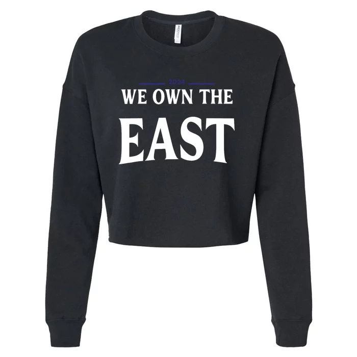 We Own The East Cropped Pullover Crew