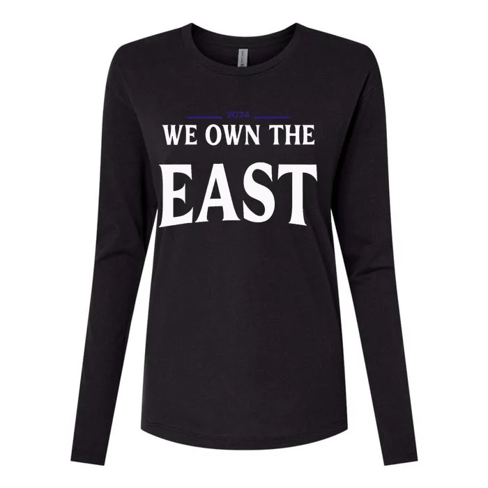 We Own The East 2024 Womens Cotton Relaxed Long Sleeve T-Shirt