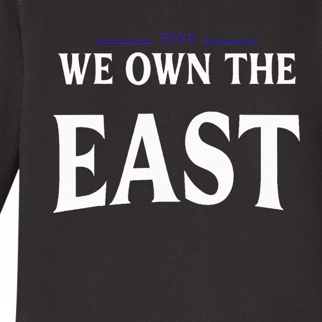 We Own The East 2024 Baby Long Sleeve Bodysuit