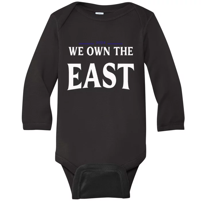 We Own The East 2024 Baby Long Sleeve Bodysuit