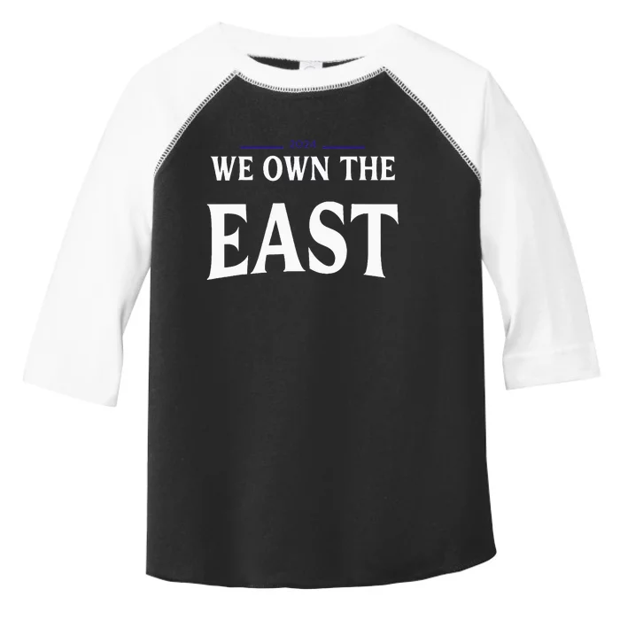 We Own The East 2024 Toddler Fine Jersey T-Shirt