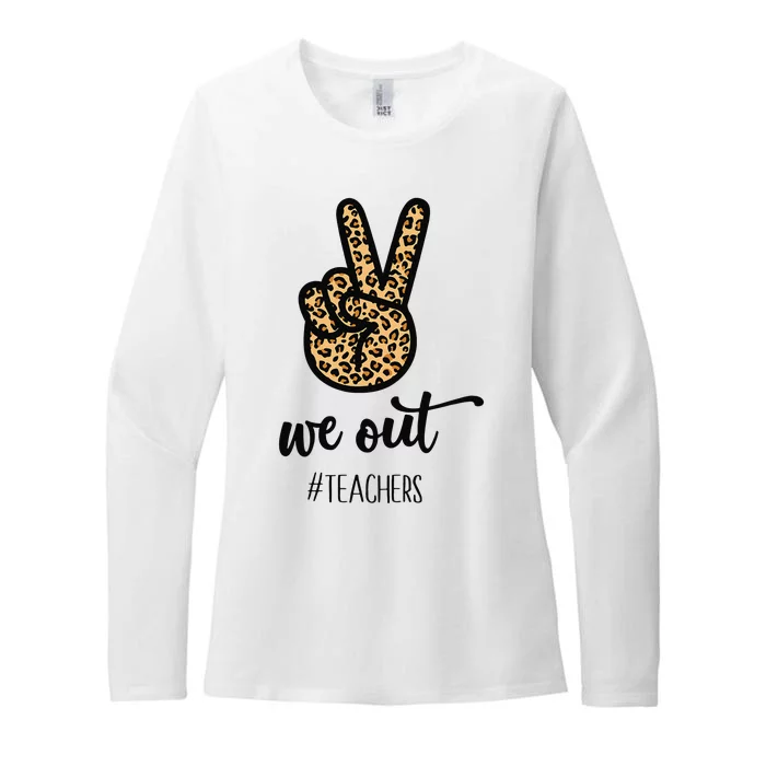 We out Teacher Happy Last Day Of School Wo Gift Funny Womens CVC Long Sleeve Shirt