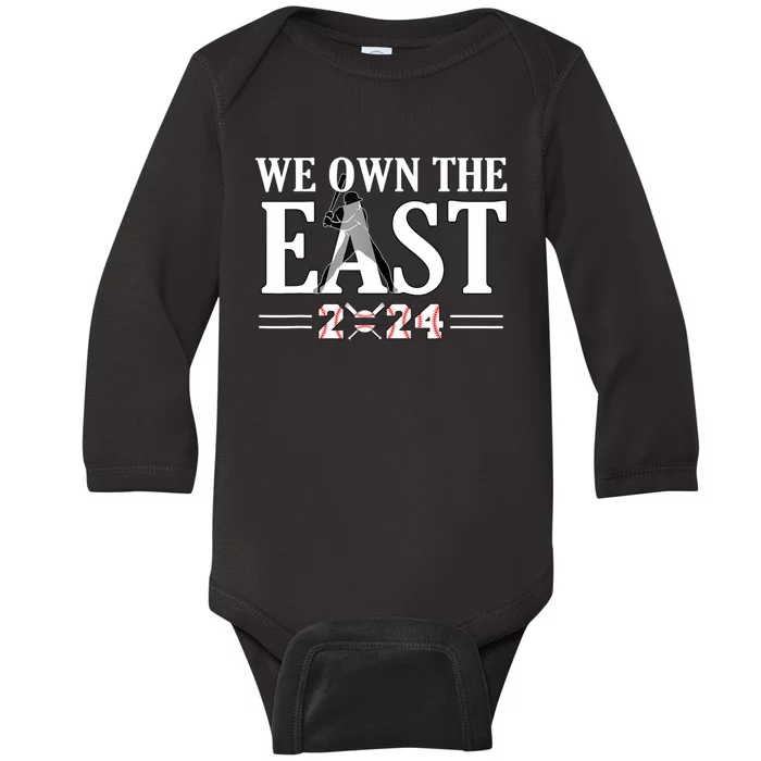 We Own The East 2024 Tees Baby Long Sleeve Bodysuit