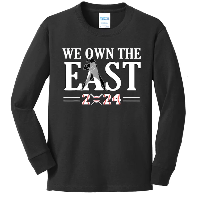 We Own The East 2024 Tees Kids Long Sleeve Shirt