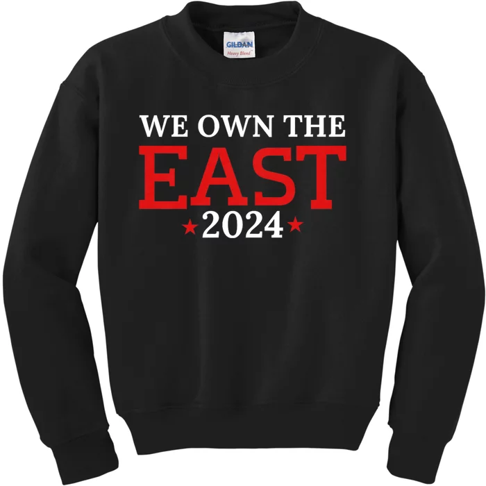 We Own The East 2024 Champions Kids Sweatshirt