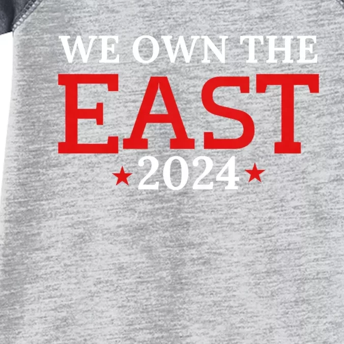 We Own The East 2024 Champions Infant Baby Jersey Bodysuit