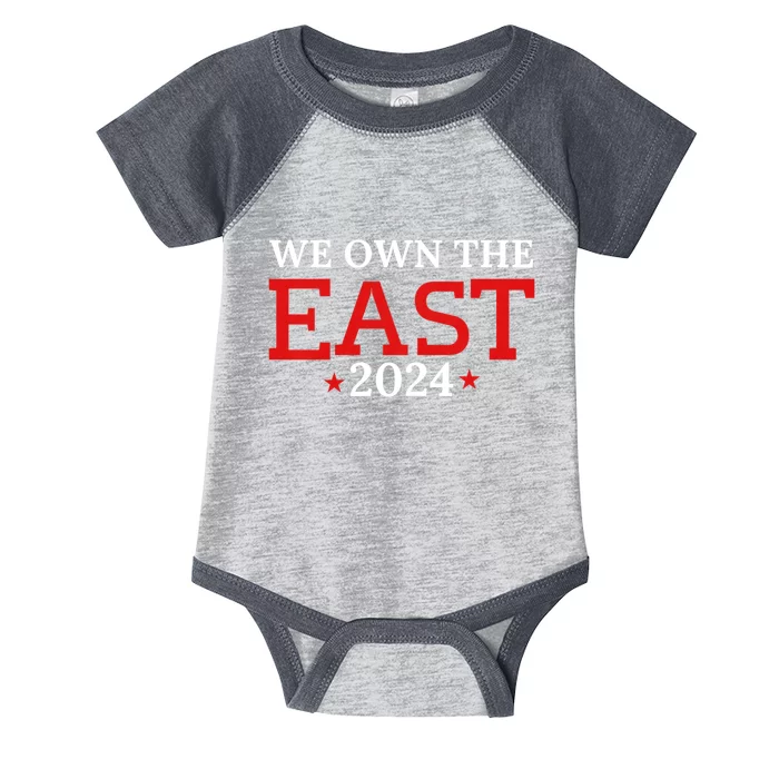 We Own The East 2024 Champions Infant Baby Jersey Bodysuit