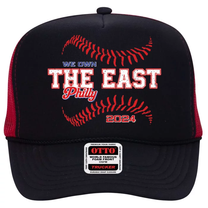 We Own The East High Crown Mesh Trucker Hat