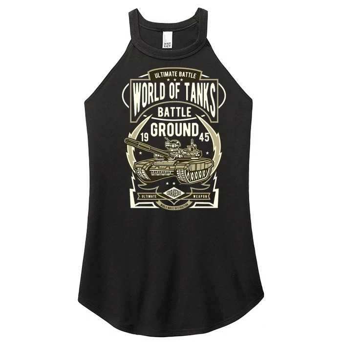 World Of Tanks Women’s Perfect Tri Rocker Tank