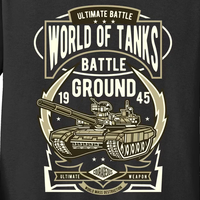 World Of Tanks Kids Long Sleeve Shirt