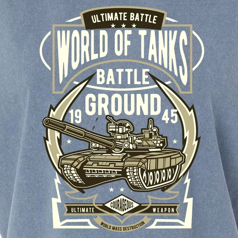 World Of Tanks Garment-Dyed Women's Muscle Tee