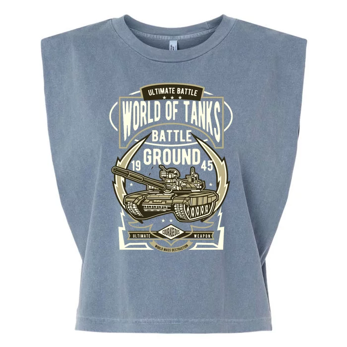 World Of Tanks Garment-Dyed Women's Muscle Tee