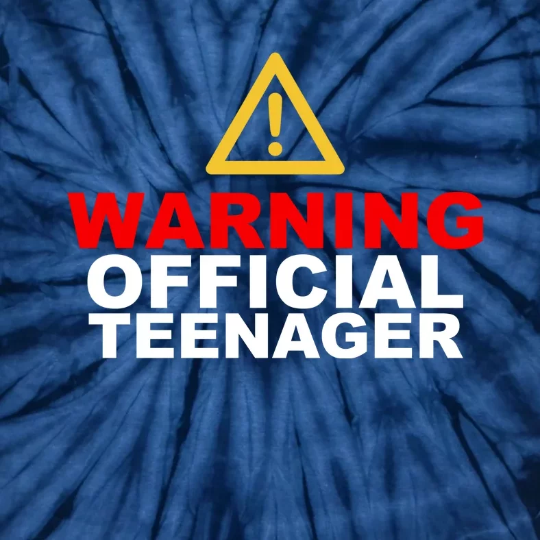 Warning Official Teenager 13th Birthday Tie-Dye T-Shirt