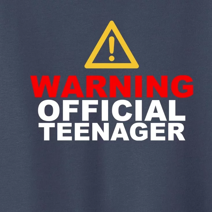 Warning Official Teenager 13th Birthday Toddler T-Shirt