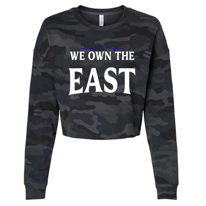 We Own The East Cropped Pullover Crew