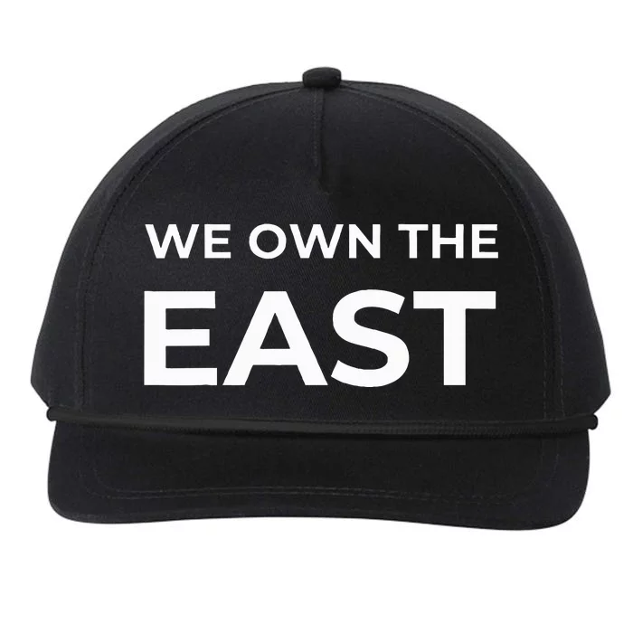 We Own The East 2024 Snapback Five-Panel Rope Hat