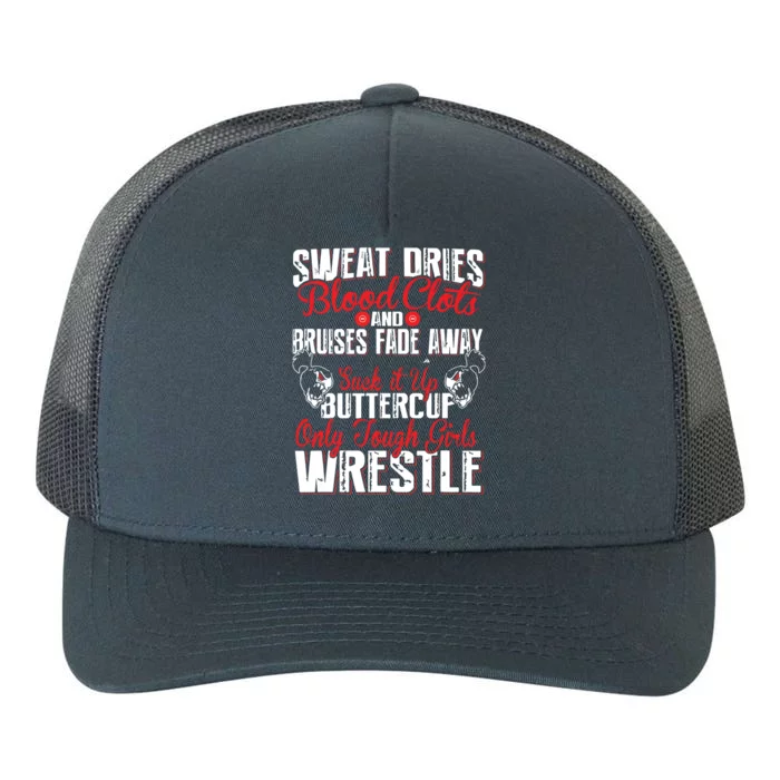 Wrestling Only Tough Wrestle Yupoong Adult 5-Panel Trucker Hat