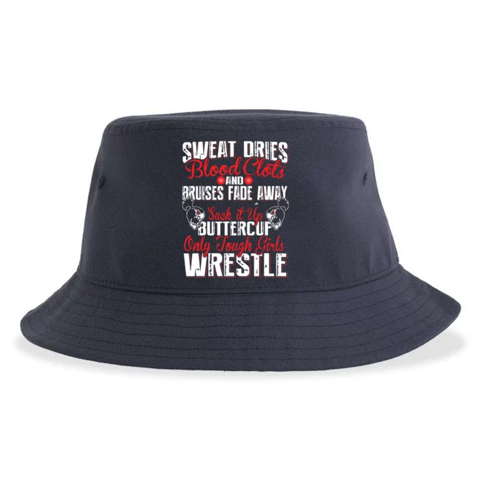 Wrestling Only Tough Wrestle Sustainable Bucket Hat