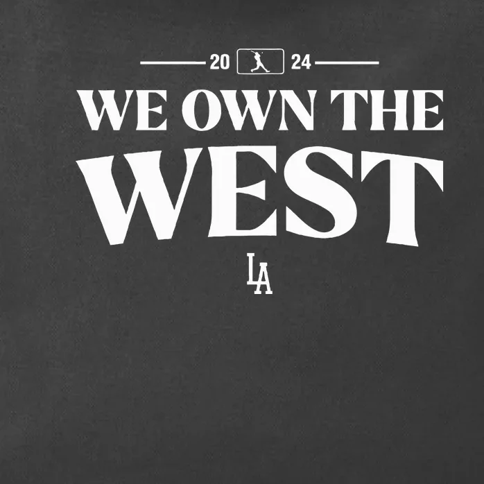 We Own The West La Blue 2024 Zip Tote Bag