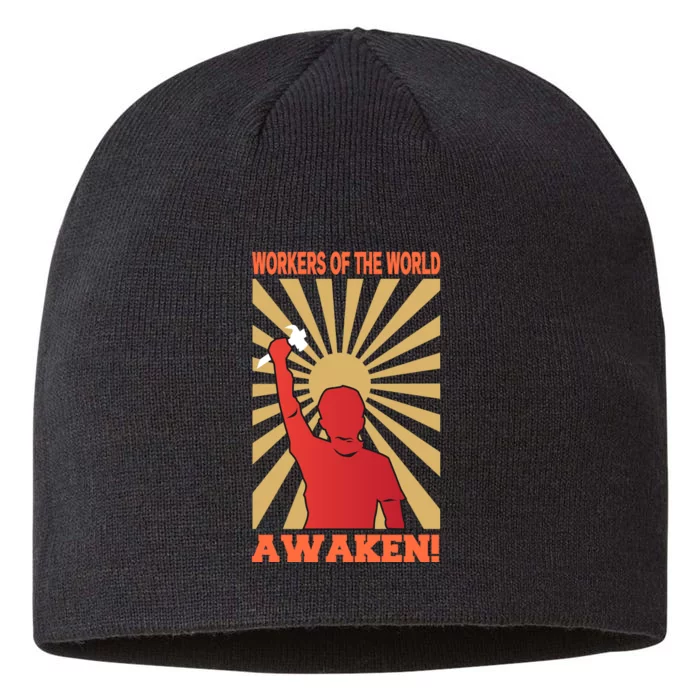 Workers Of The World Awaken 8 1/2in Sustainable Knit Beanie