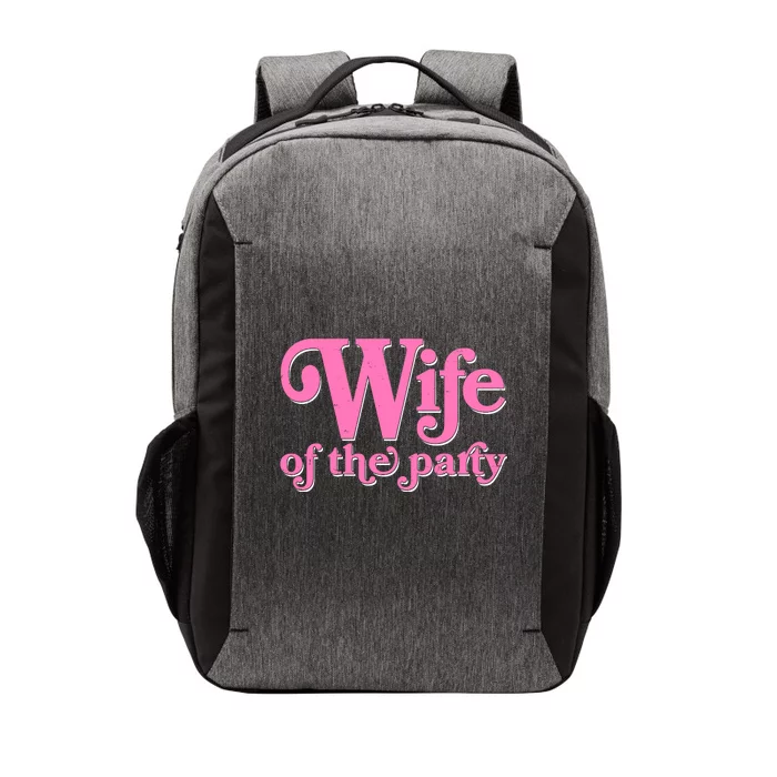 Wife Of The Party Bachelorette Bride Vector Backpack