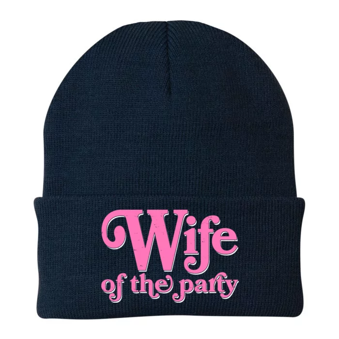 Wife Of The Party Bachelorette Bride Knit Cap Winter Beanie