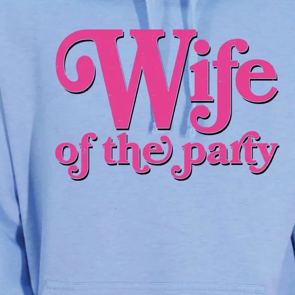 Wife Of The Party Bachelorette Bride Unisex Surf Hoodie