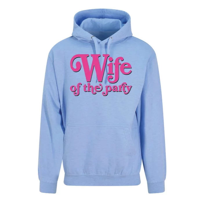 Wife Of The Party Bachelorette Bride Unisex Surf Hoodie