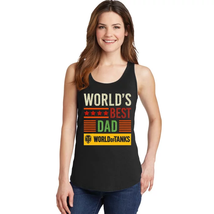 World Of Tanks Father Day Worlds Best Dad Ladies Essential Tank